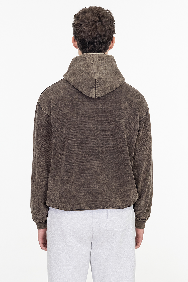L/S MW HF Hooded PO 14 oz Cocoa