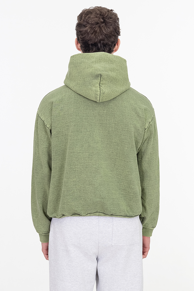 L/S MW HF Hooded PO 14 oz Matcha