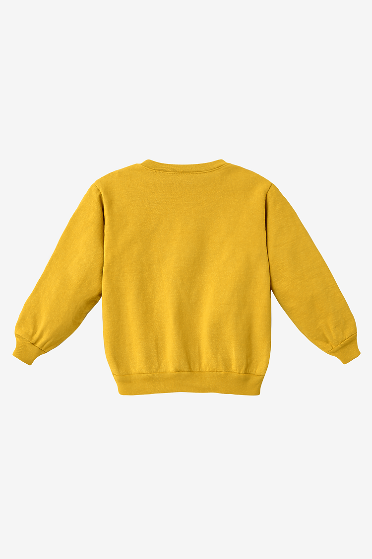 Kids Heavy Fleece Crewneck DIJON