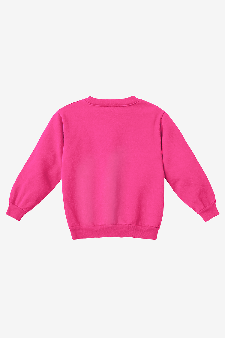 Kids Heavy Fleece Crewneck Paradise Pink