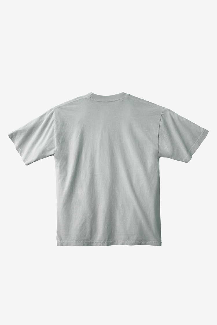 S/S Grmnt Dye Crew Neck 6.5oz LIGHT GREY