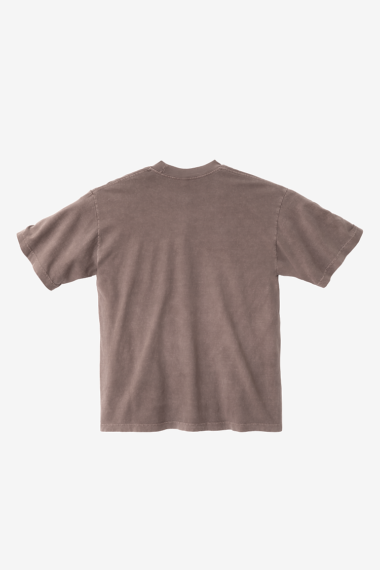 S/S Grmnt Dye Crew Neck 6.5oz Patchouli