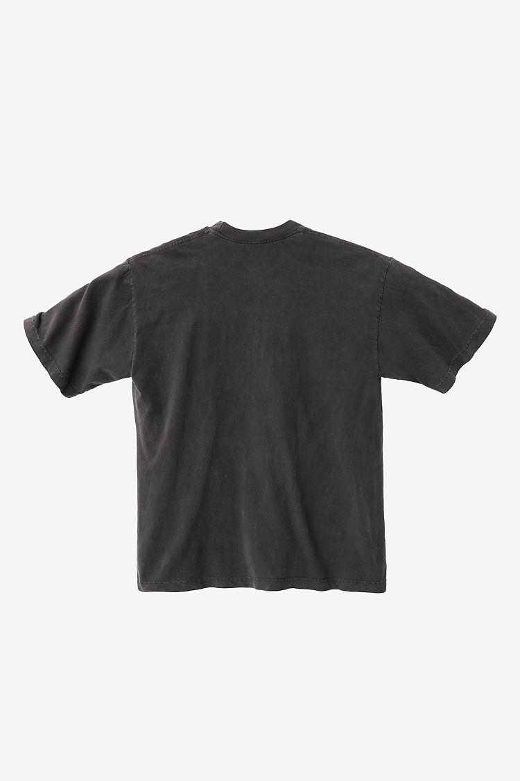 S/S Grmnt Dye Crew Neck 6.5oz VINTAGE BLACK