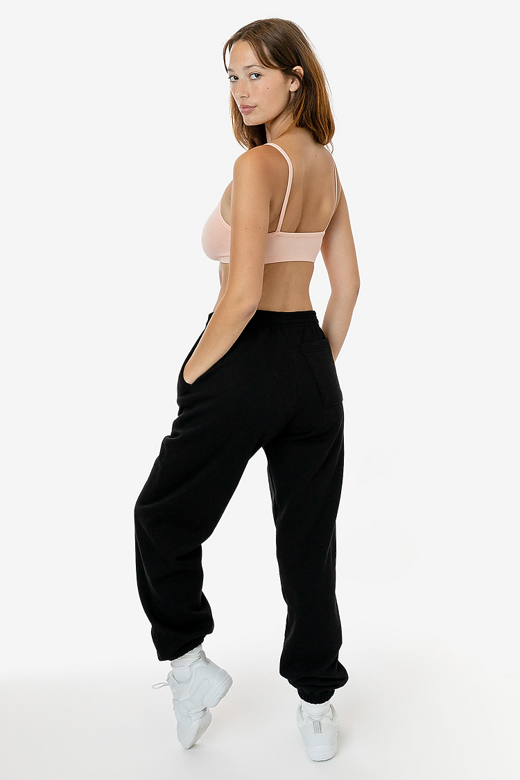 10oz Fleece Wide Pant Black