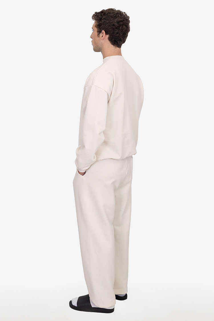 10oz Fleece Wide Pant CREME
