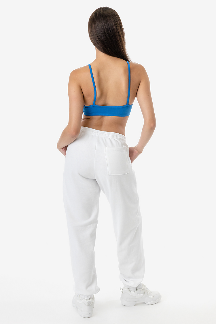 10oz Fleece Wide Pant White