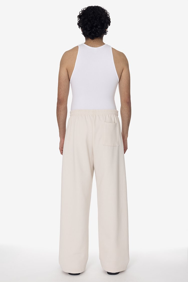 Open Bottom Sweatpant Creme