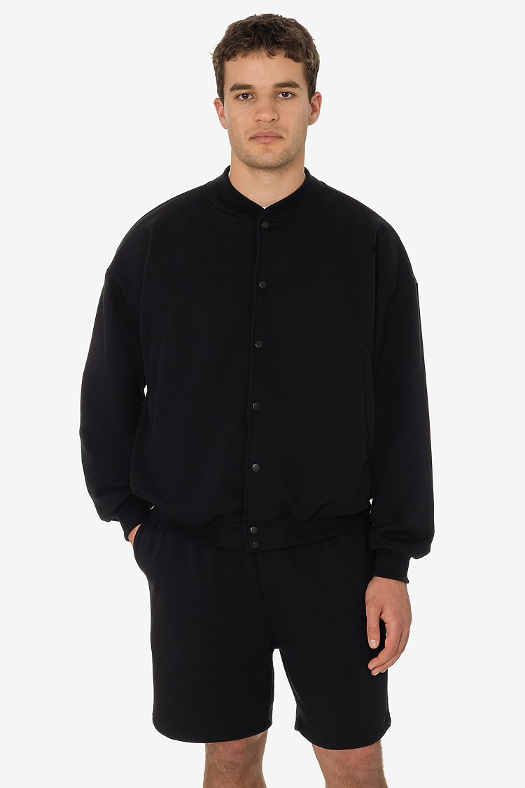 Mid Weight Fleece Club Jacket Black