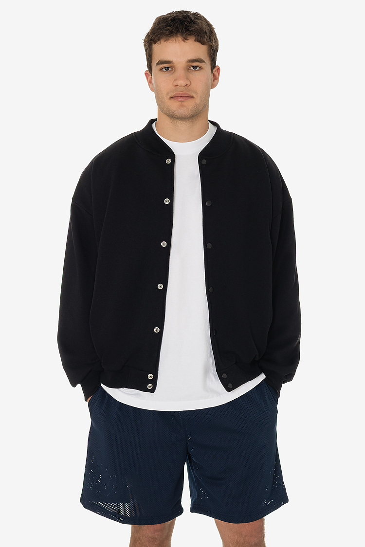 Mid Weight Fleece Club Jacket Black