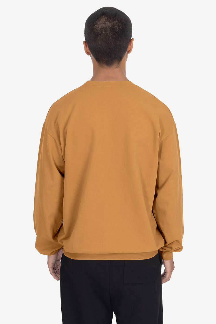 Grmnt Dye French Terry PO Crew CAMEL