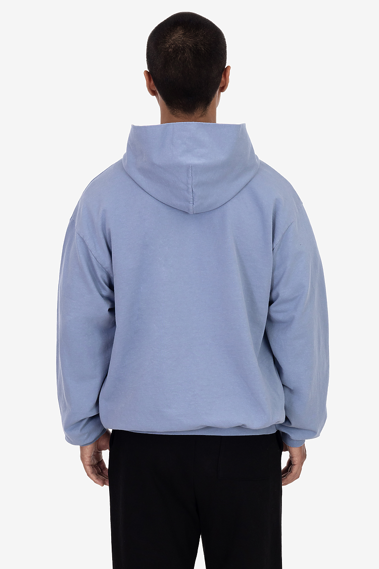 MW TERRY PO HOODY 9OZ CLEAR BLUE