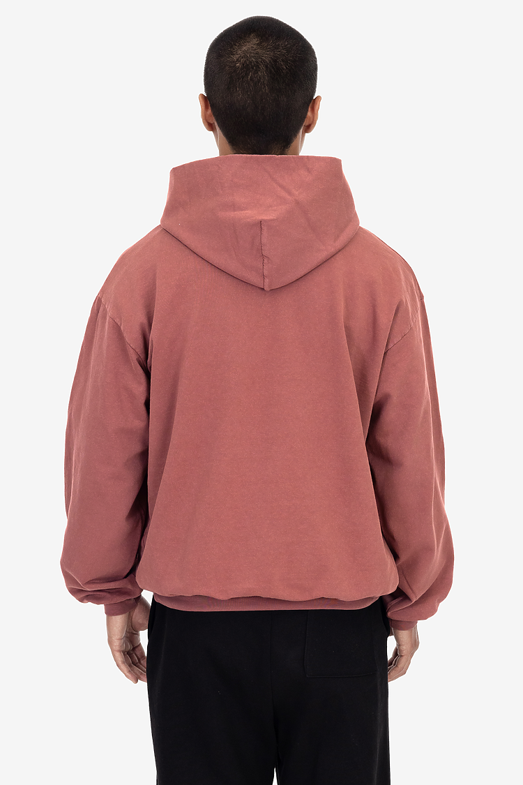 MW TERRY PO HOODY 9OZ OLD ROSE