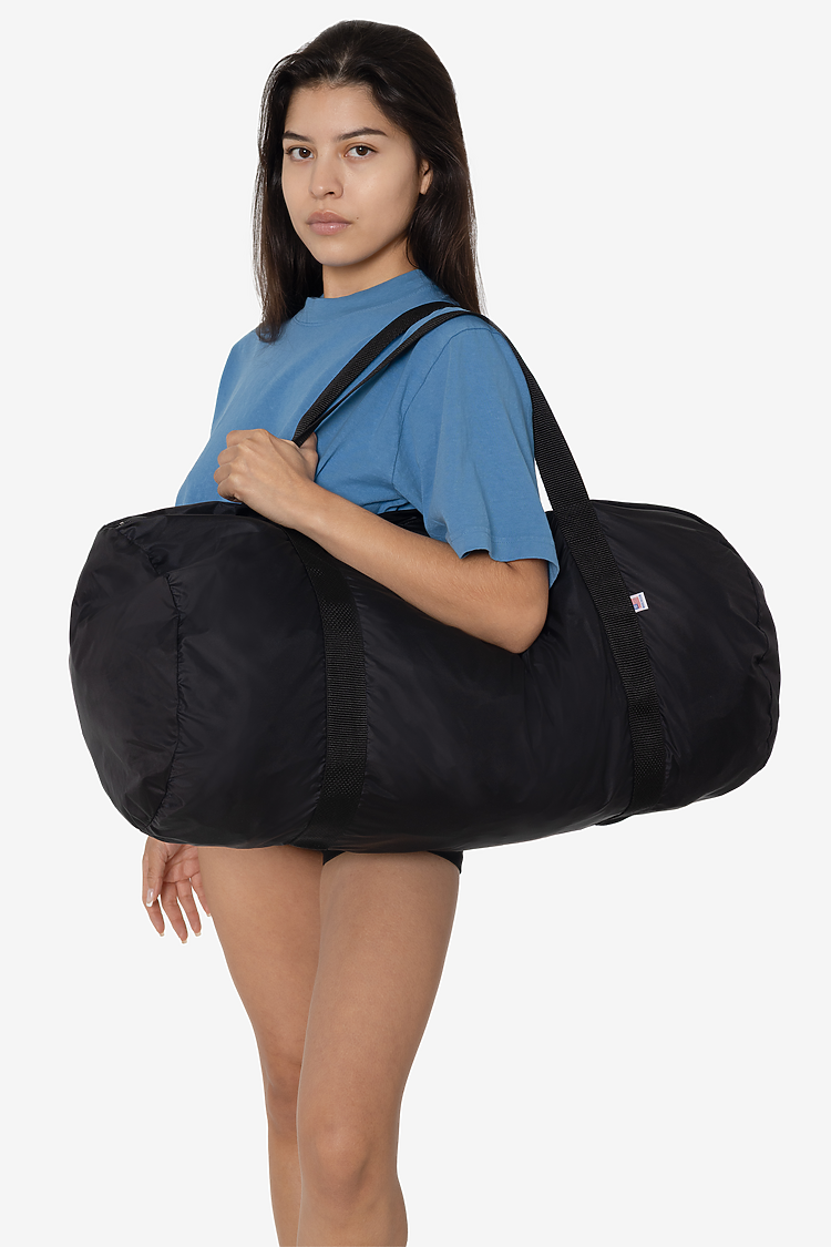 Nylon Weekender Bag Black/Black