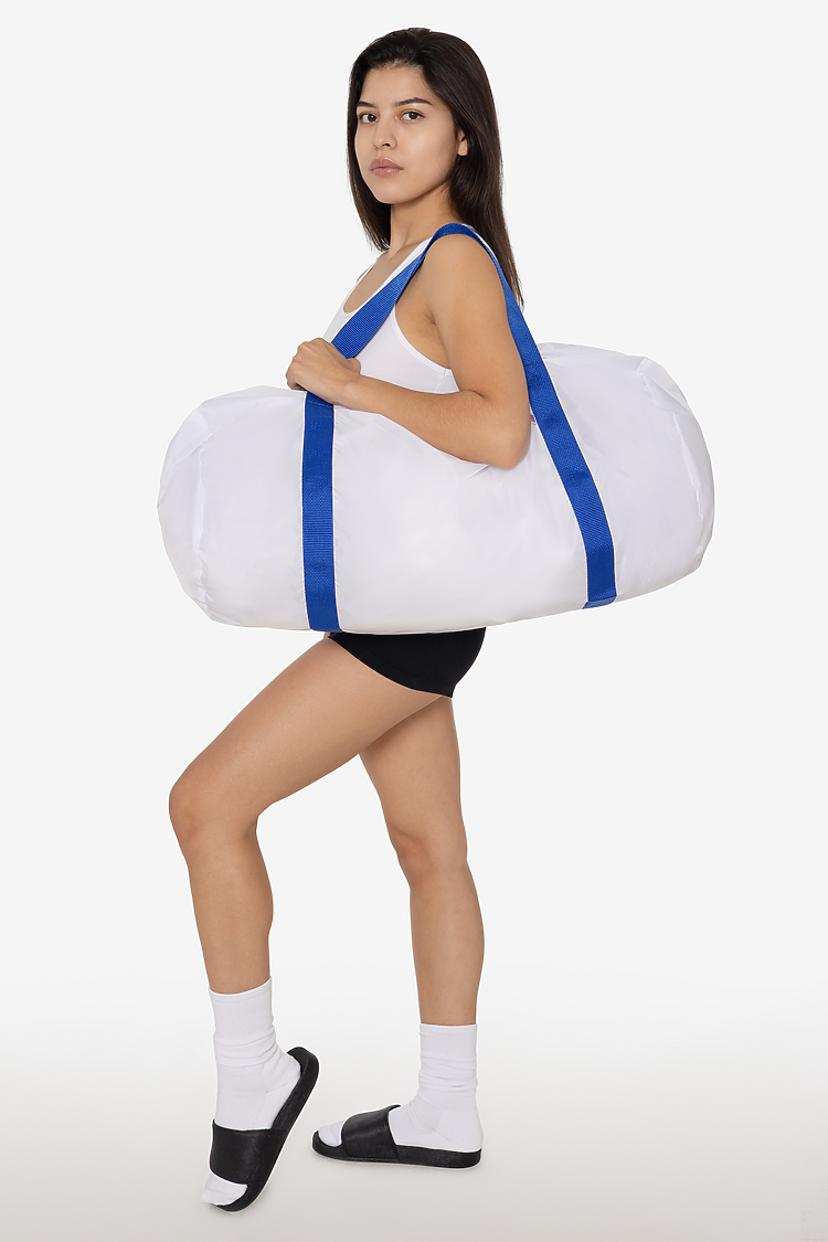 Nylon Weekender Bag WHITE/ROYAL
