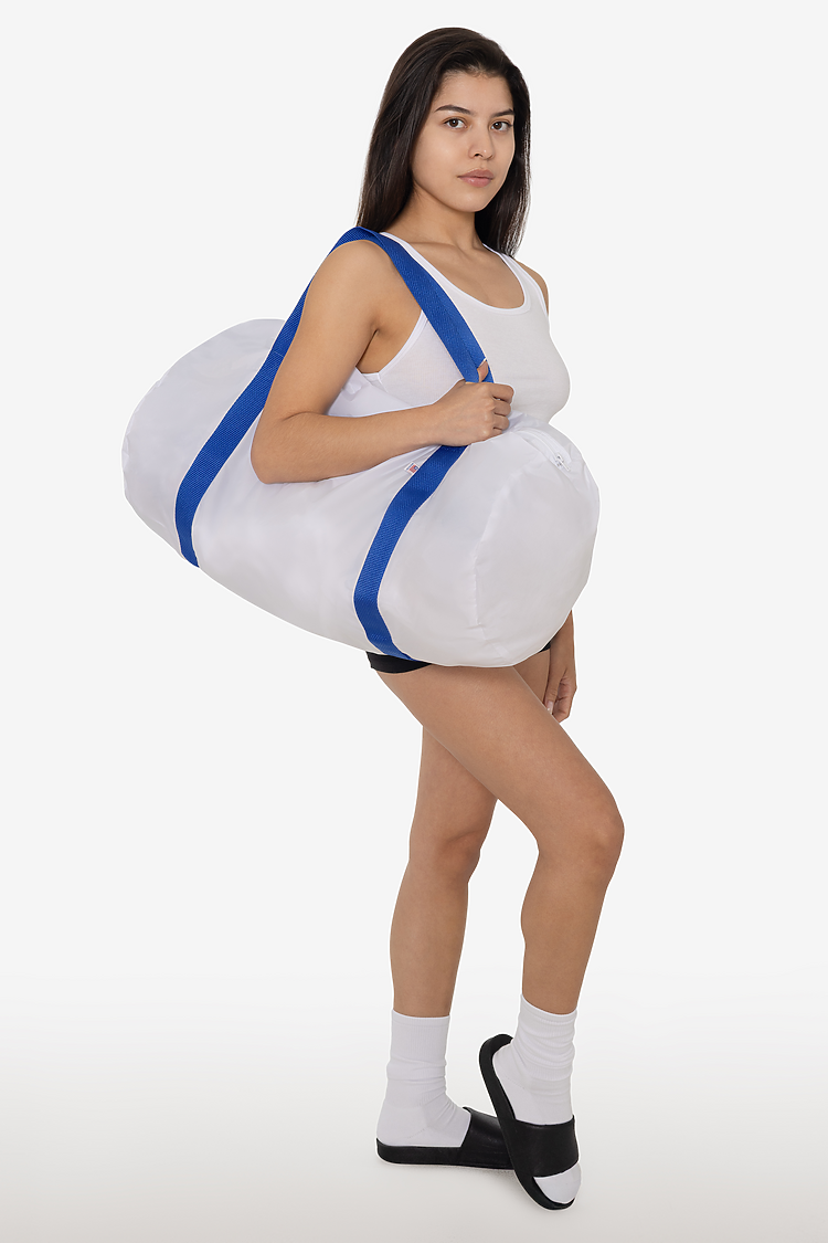 Nylon Weekender Bag WHITE/ROYAL