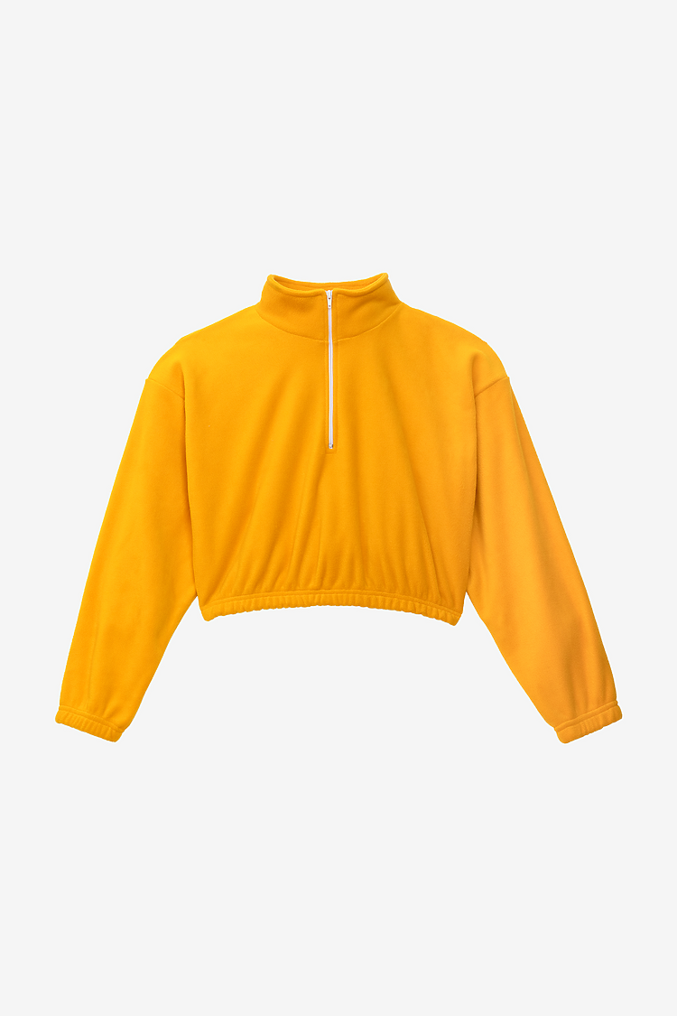 Fleece 1/4 Zip Up Gold