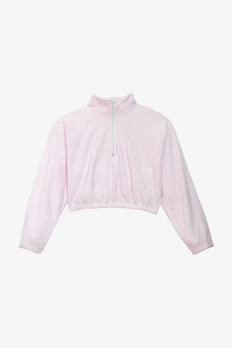 Fleece 1/4 Zip Up LIGHT PINK