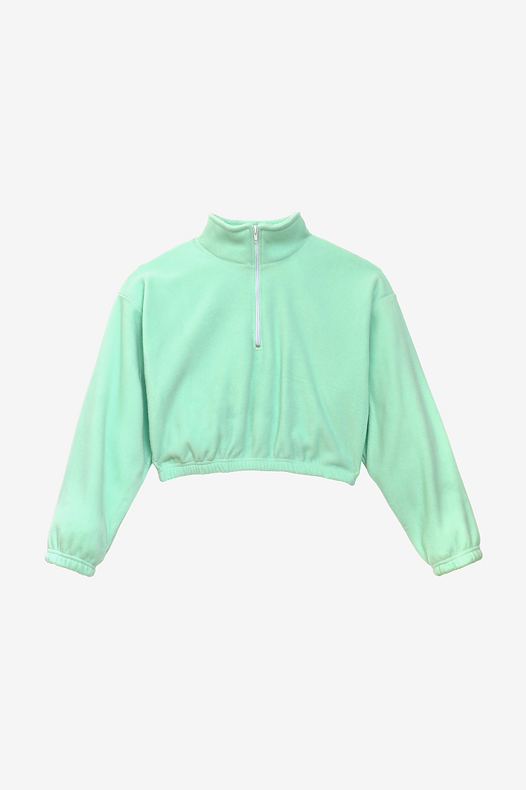 Fleece 1/4 Zip Up MINT