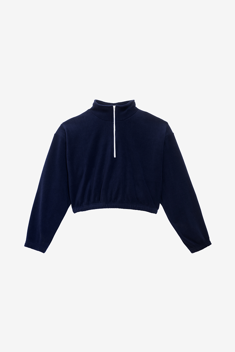 Fleece 1/4 Zip Up NAVY