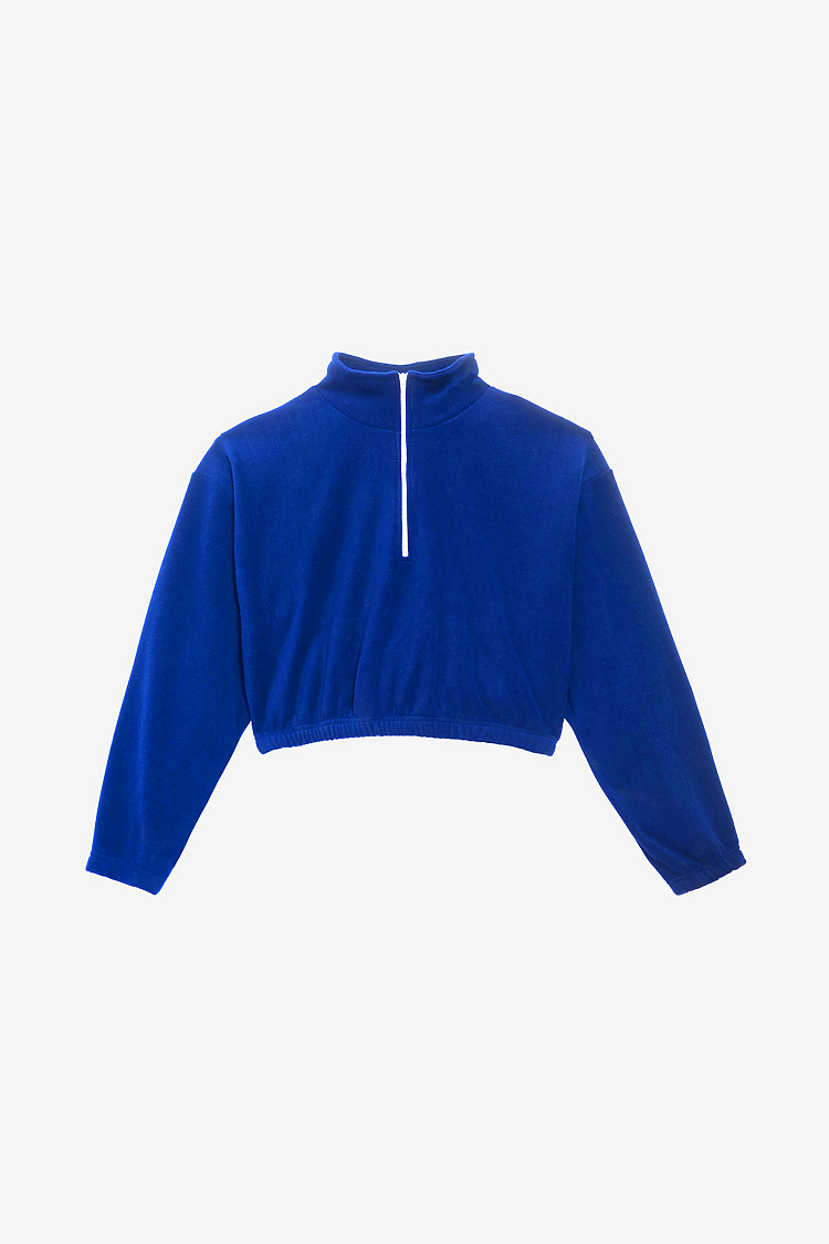 Fleece 1/4 Zip Up ROYAL BLUE