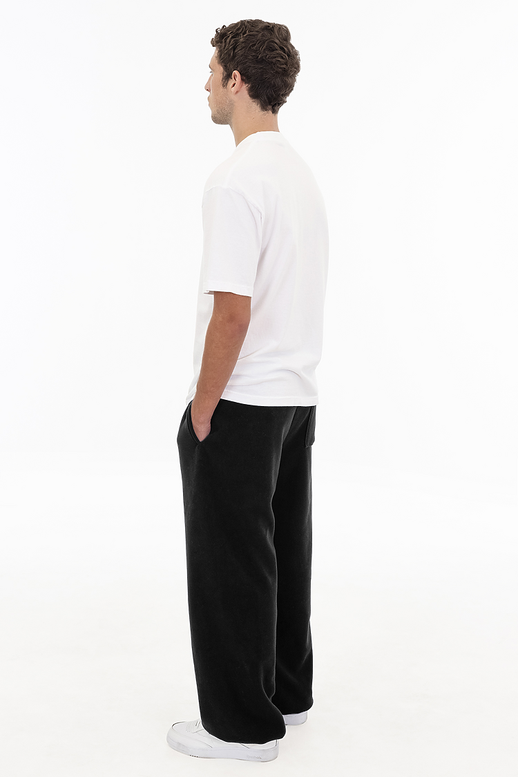 Polar Fleece Sweatpants Black