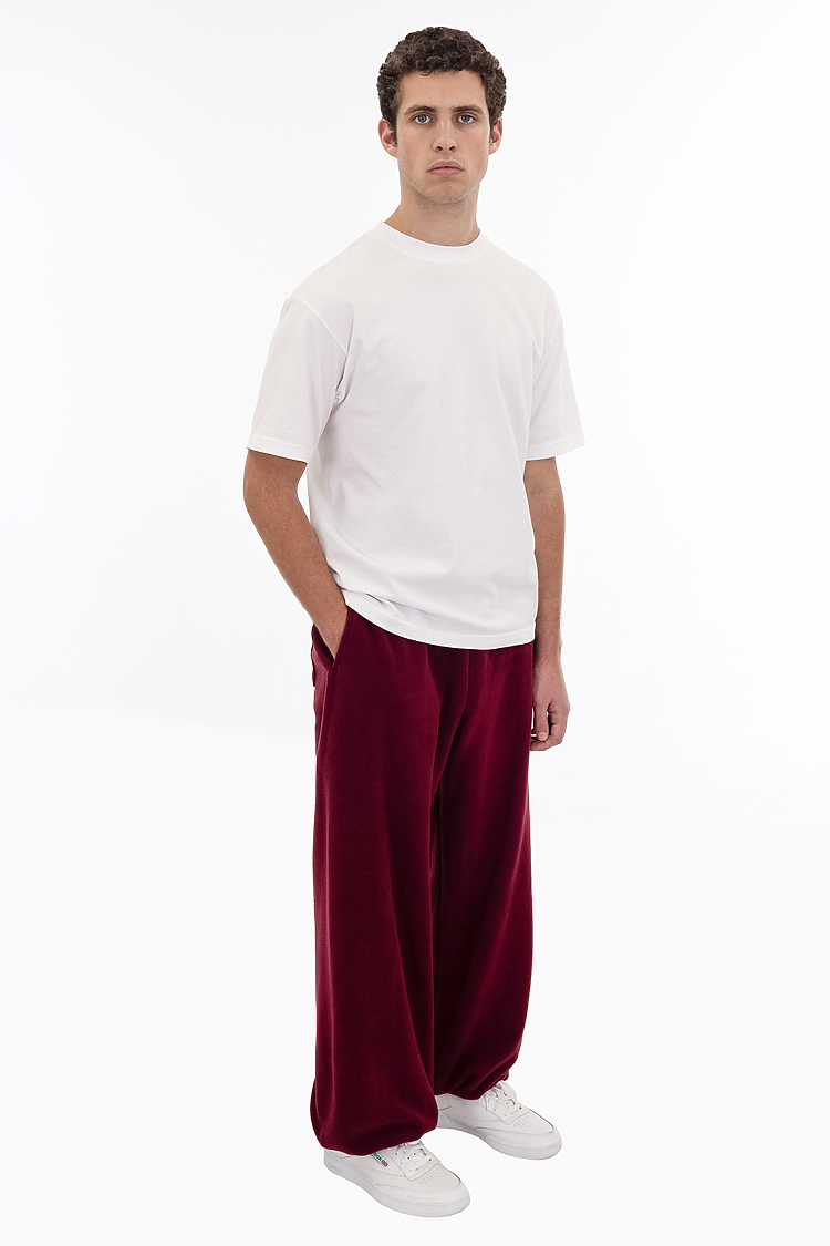Polar Fleece Sweatpants BORDEAUX