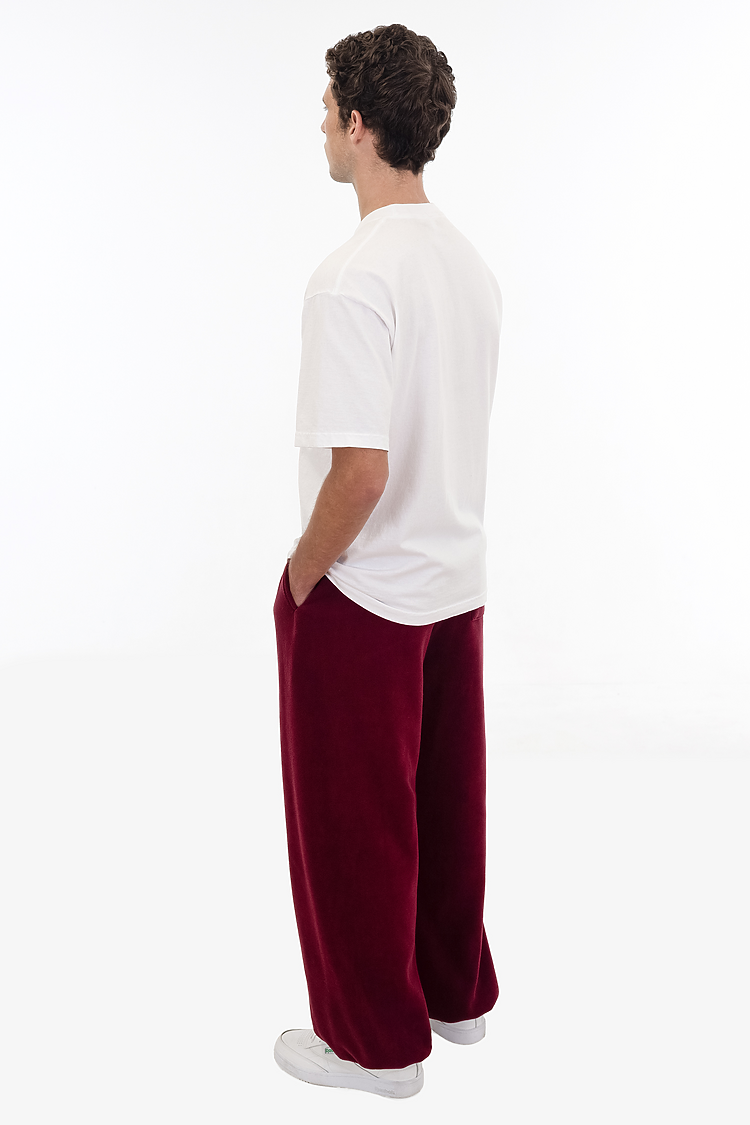 Polar Fleece Sweatpants BORDEAUX