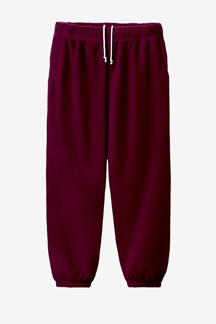 Polar Fleece Sweatpants BORDEAUX