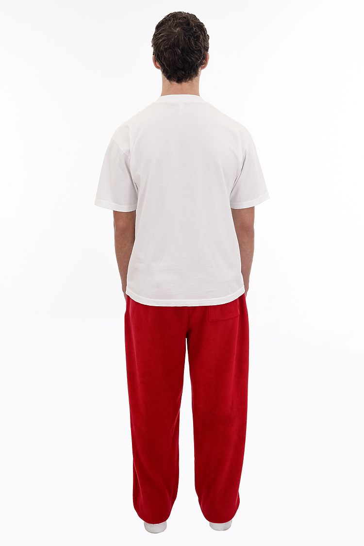 Polar Fleece Sweatpants RED