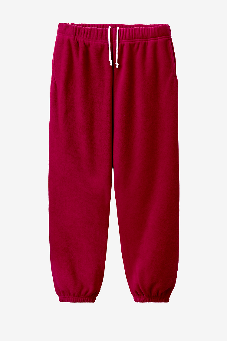 Polar Fleece Sweatpants RED