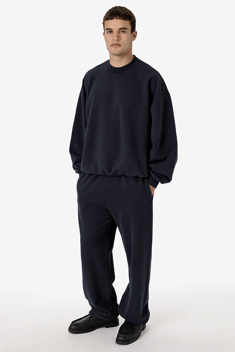 16oz. Plush Fleece Sweatpants Black Edge