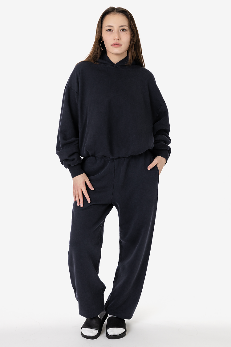 16oz. Plush Fleece Sweatpants Black Edge