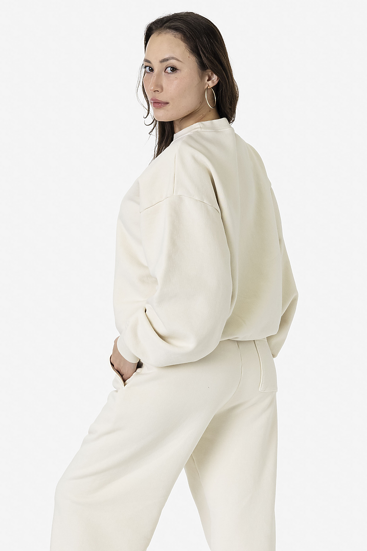 16oz. Plush Fleece Crewneck CREME