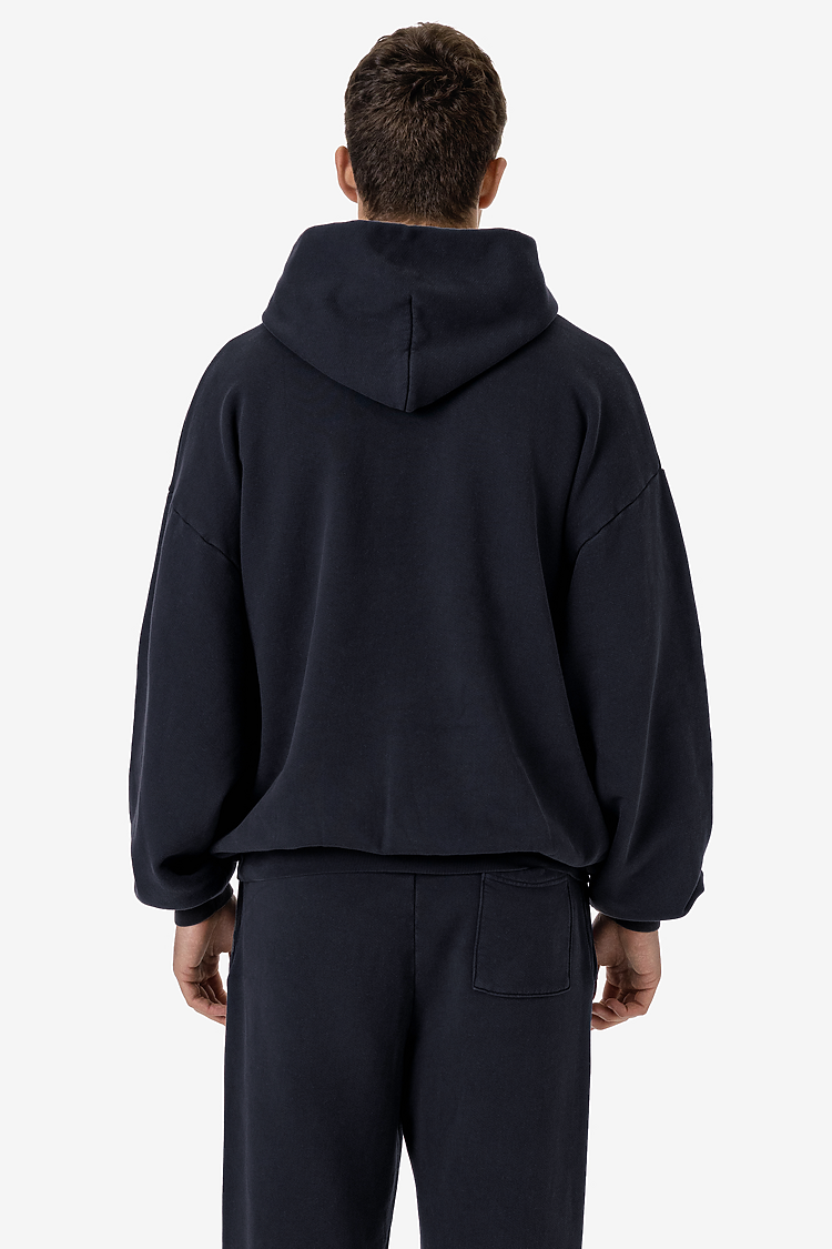 16oz. Plush Fleece PO Hoodie Black Edge