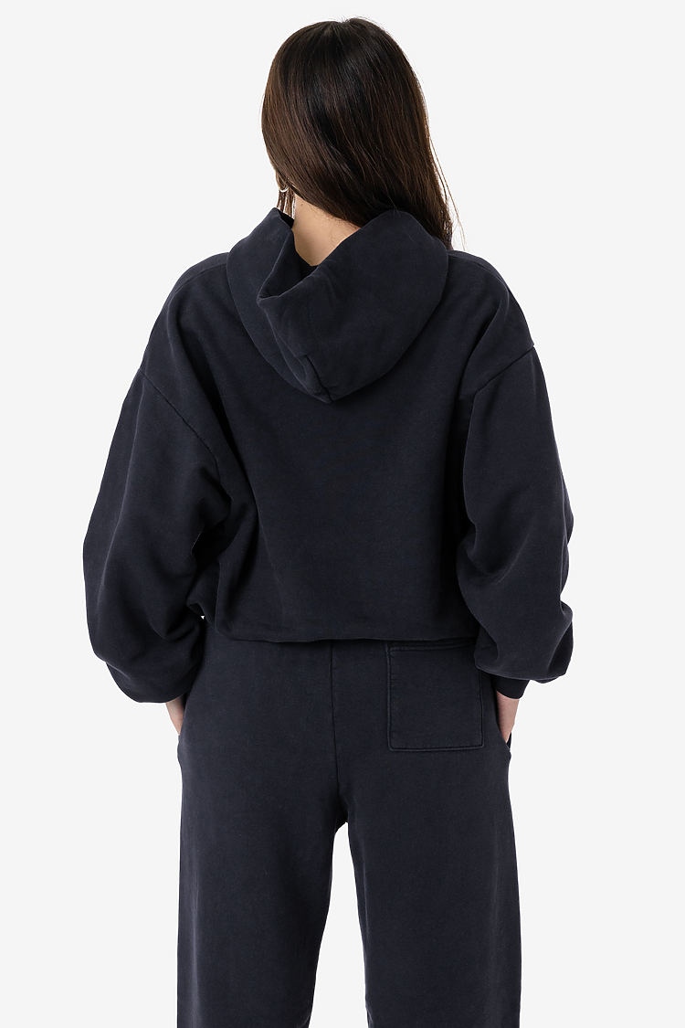 16oz. Plush Fleece PO Hoodie Black Edge