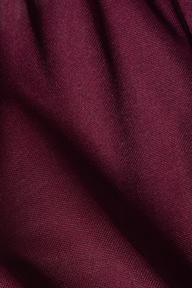 Pique Mesh Shorts Maroon