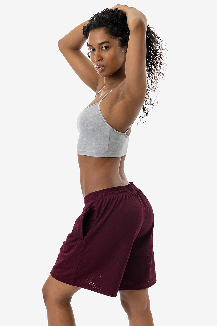 Pro Mesh Mid-Length Short BURGUNDY