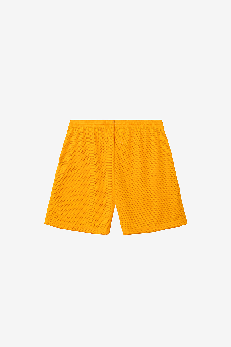 Pro Mesh Mid-Length Short Gold