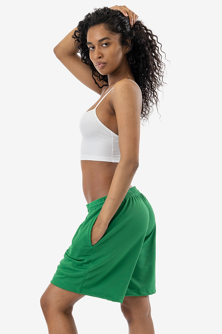 Pro Mesh Mid-Length Short Kelly