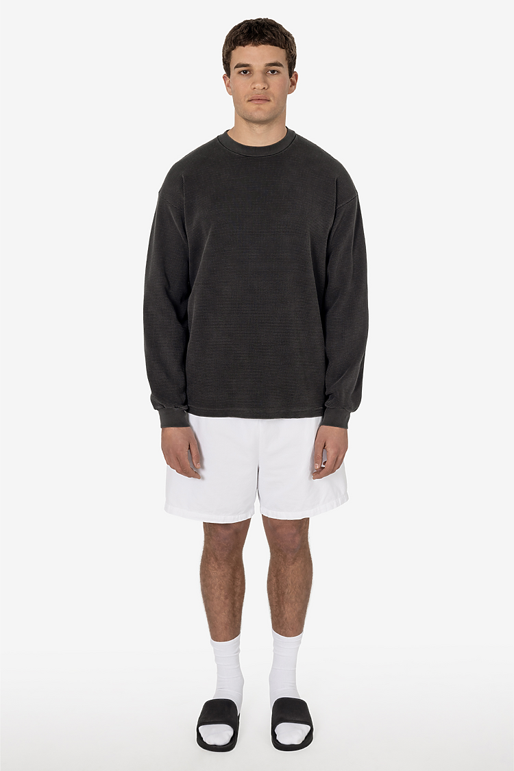 Lt Weight Micro Canvas Shorts White