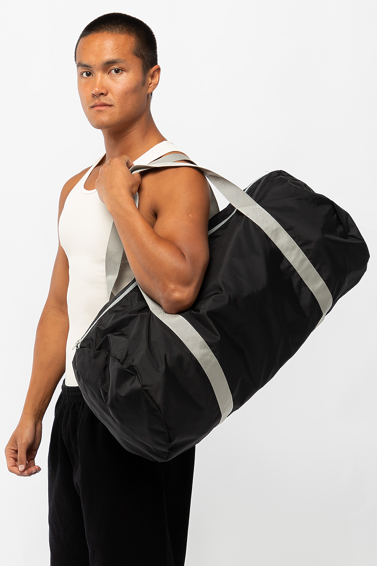 Nylon Pack Weekender Bag Black