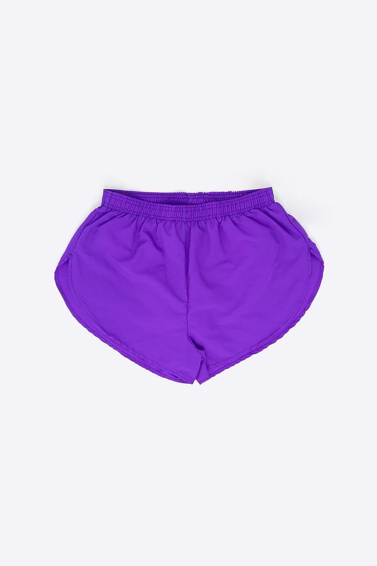 Nylon Taffeta Running Short PURPLE