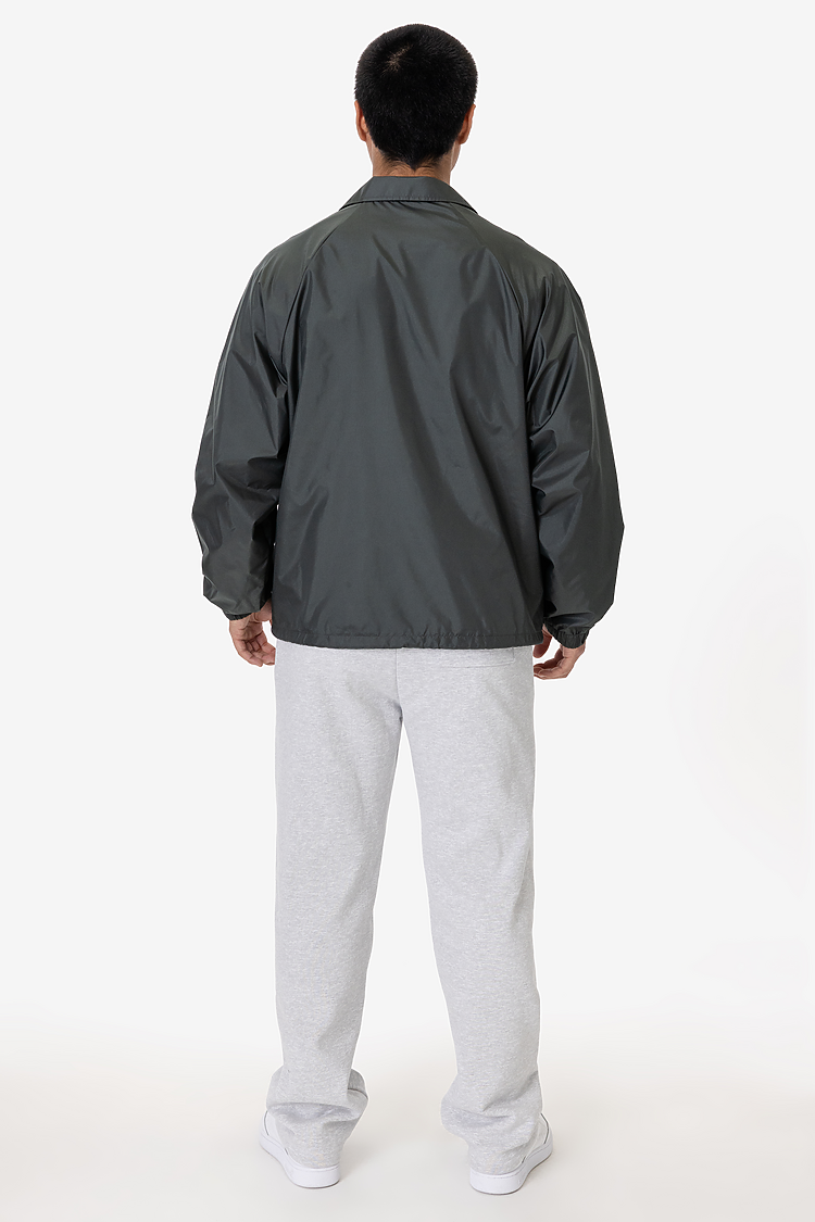 Nylon Raglan Coaches Jacket CHARCOAL