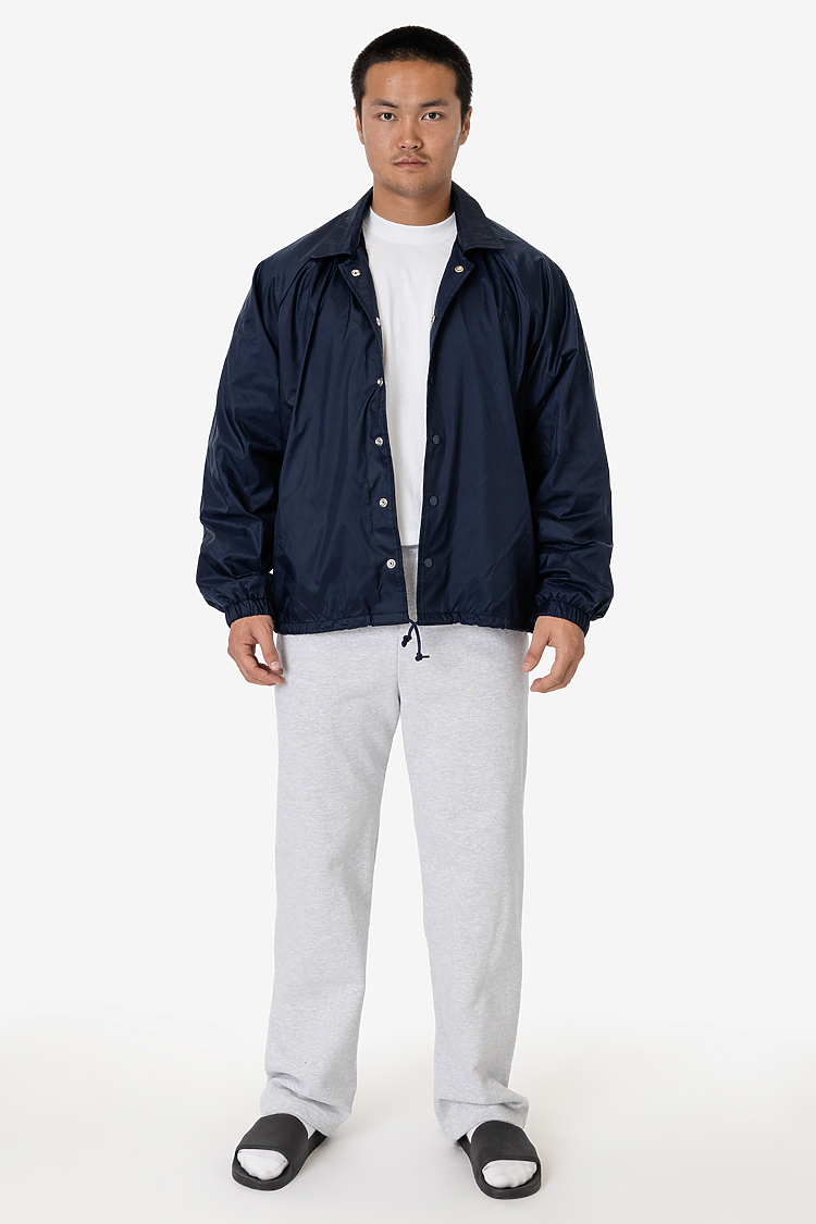 Nylon Raglan Coaches Jacket Midnight Navy