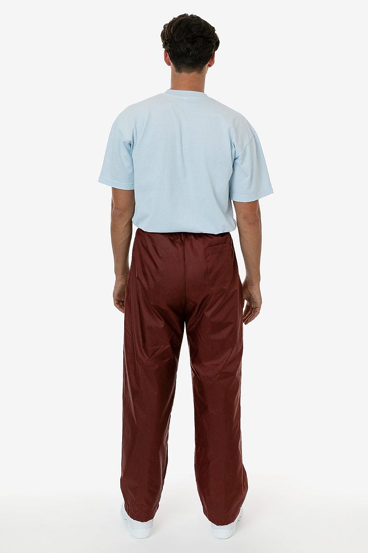 Nylon Taffeta Lined Track Pant Mahogany