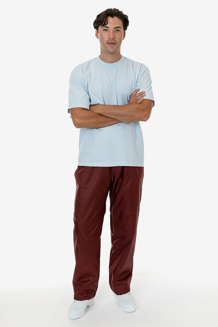 Nylon Taffeta Lined Track Pant Mahogany