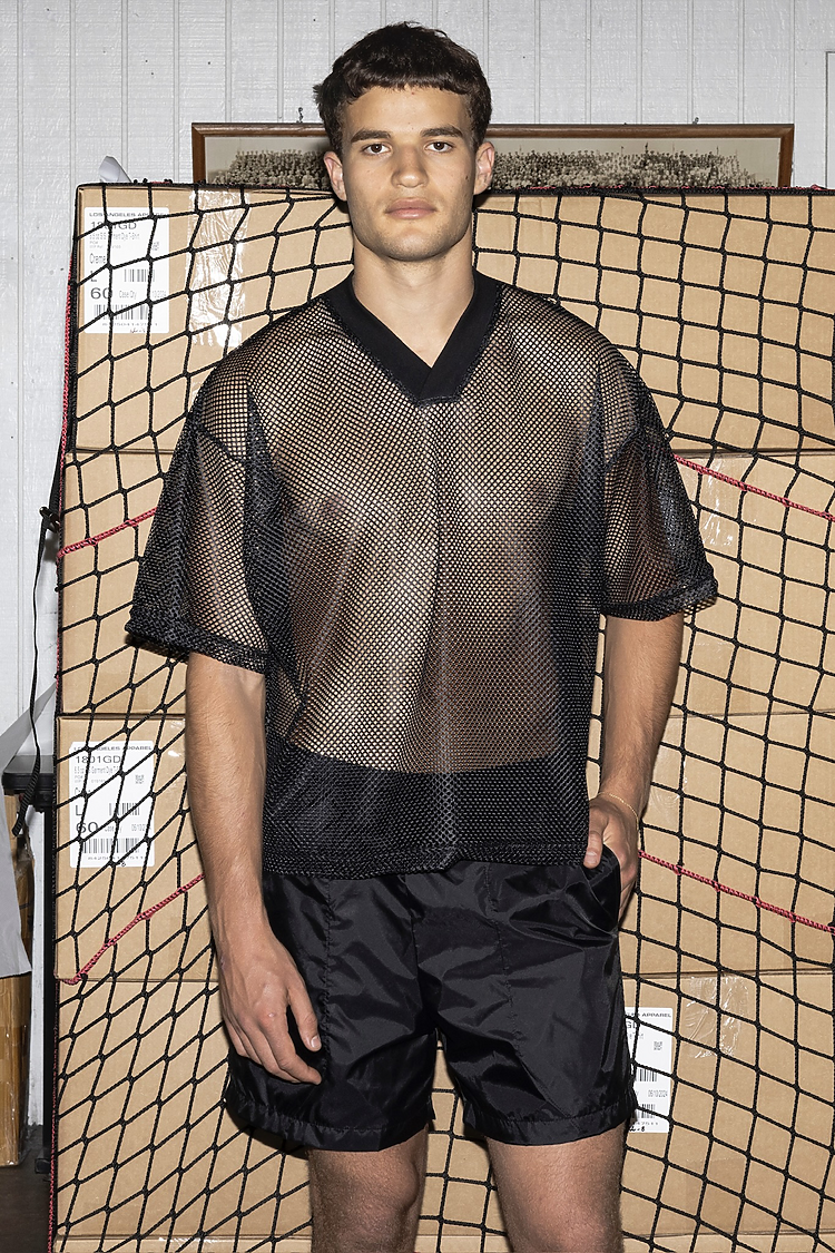 Nylon Taffeta Wide Shorts SHADOW