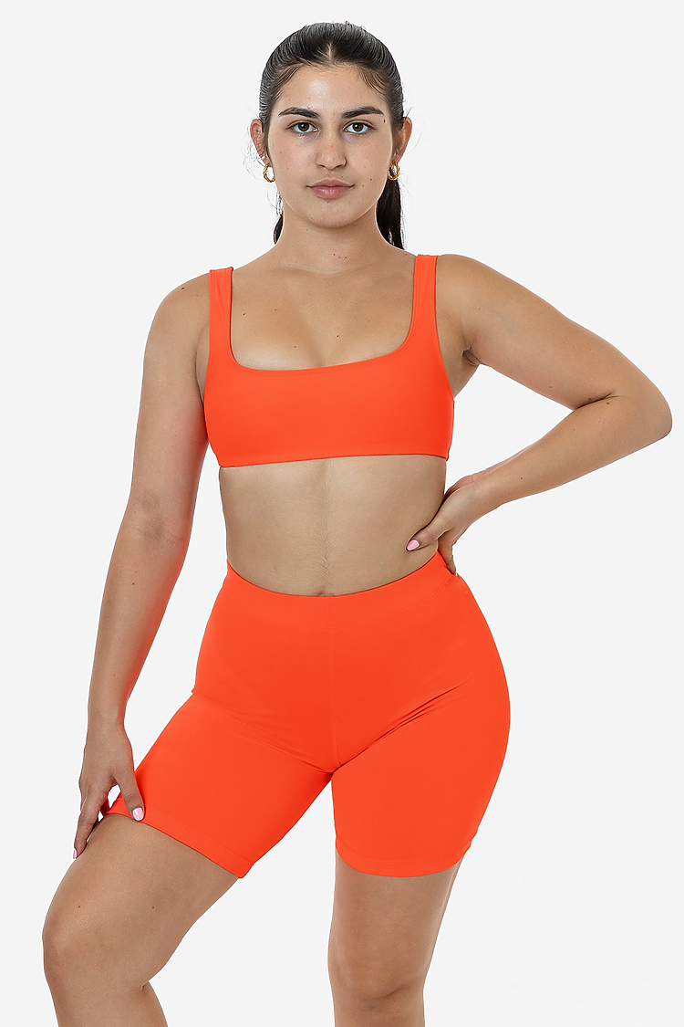 Nylon Tricot Bike Short NEON ORANGE