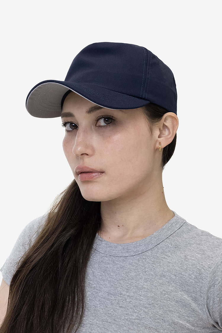 Poly Cttn Twill 5 panel Hat NAVY