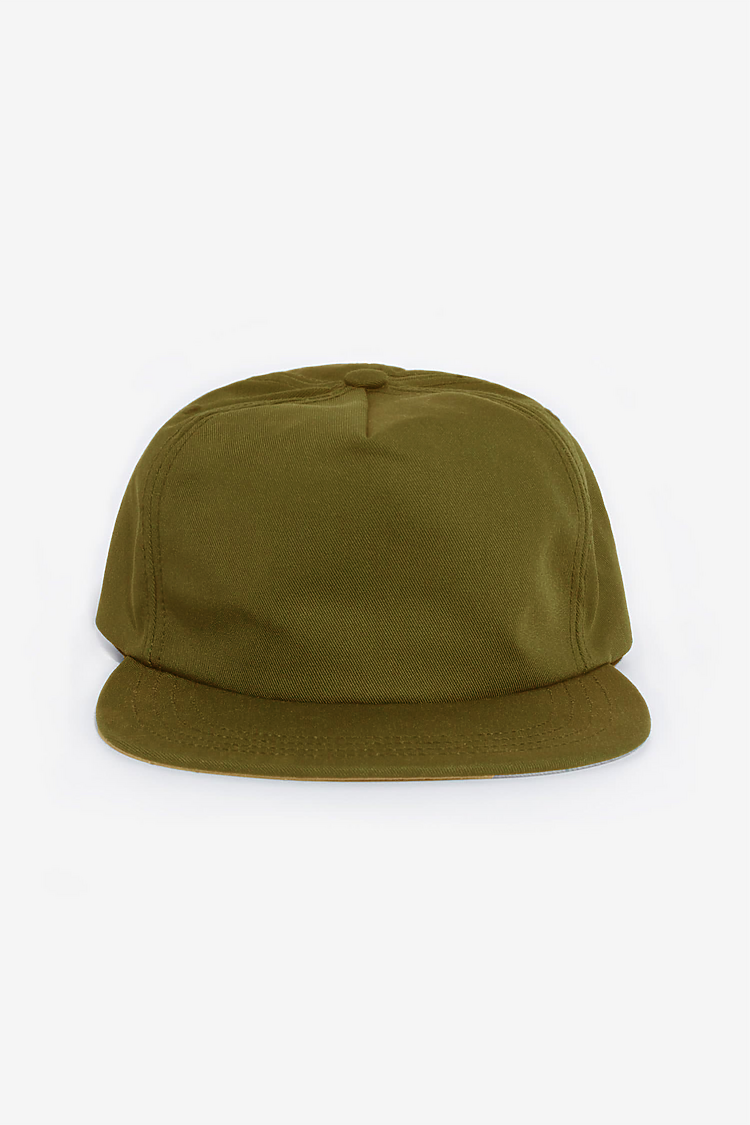 Poly Cttn Twill 5 panel Hat OLIVE